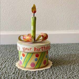 Colorful Birthday Candle Centerpiece
